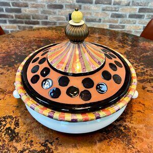Gorgeous Retired 1983 MacKenzie-Childs Covered Tureen